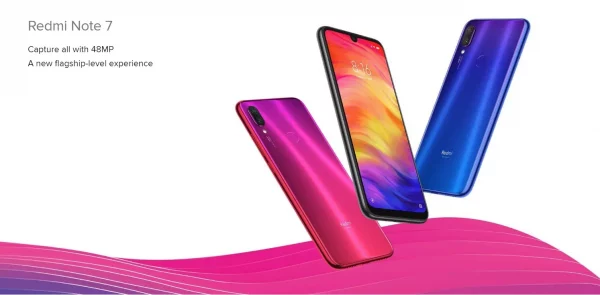 Xiaomi-Smartphone Redmi Note 7 PRO, téléphone portable Android, 6 Go, 128 Go, Snapdragon 660AIE, caméra arrière 0MP + 5,0 MP, original, imprimé 3