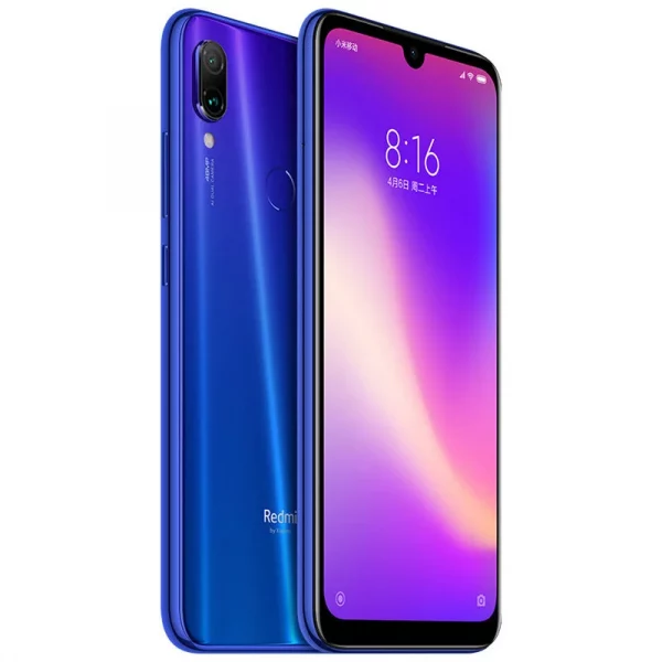 Xiaomi-Smartphone Redmi Note 7 PRO, téléphone portable Android, 6 Go, 128 Go, Snapdragon 660AIE, caméra arrière 0MP + 5,0 MP, original, imprimé 1