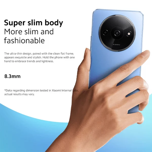 Xiaomi-Smartphone Redmi A3 MTK Helio G36, Version Globale, Écran 6.71Hz, Caméra 50MP pour Touristes, Batterie 5000mAh, Déverrouillage EpiFace 6