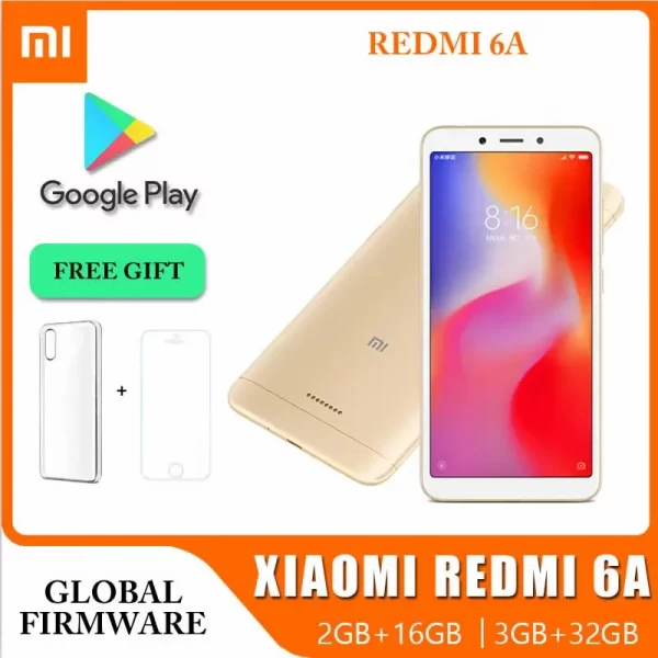 Xiaomi-Smartphone Redmi Snap3 + 32 Go Débloqué, Téléphone Portable Android Google Play Redmi 6, Vente en Gros 2