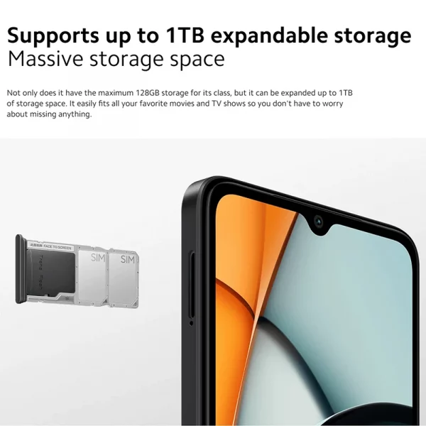 Xiaomi-Smartphone Redmi A3 MTK Helio G36, Version Globale, Écran 6.71Hz, Caméra 50MP pour Touristes, Batterie 5000mAh, Déverrouillage EpiFace 3