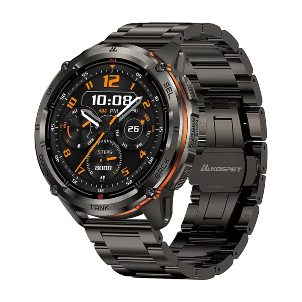KOSPET TANK T3 Ultra 2 GPS montre intelligente hommes boussole altimètre barométrique 60 jours batterie 5ATM IP69K étanche AMOLED BT appel 2