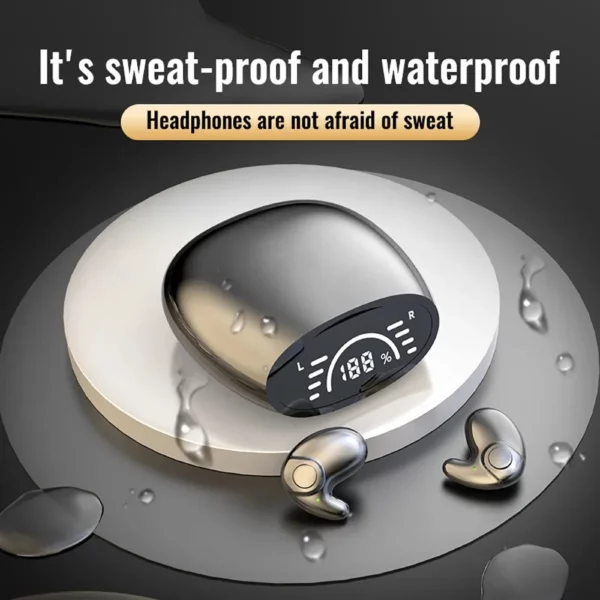 Écouteurs sans fil Bluetooth 5.3 AI, traduction, prise en charge de 135 langues, casques de sommeil, oreillettes HiFi à réduction de bruit 4