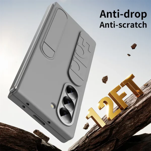 Bracelet de luxe support Invisible étui pour Samsung Galaxy Z Fold 6 5 4 3 7 fold6 main dragonne support pliant couverture en Silicone 6