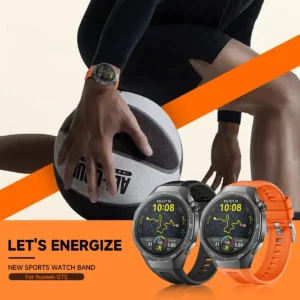 22mm Bracelet pour Huawei montre GT5 Pro 46mm Bracelet en Silicone officiel pour Huawei montre GT 5 Pro Bracelet de montre intelligente Sport souple 3
