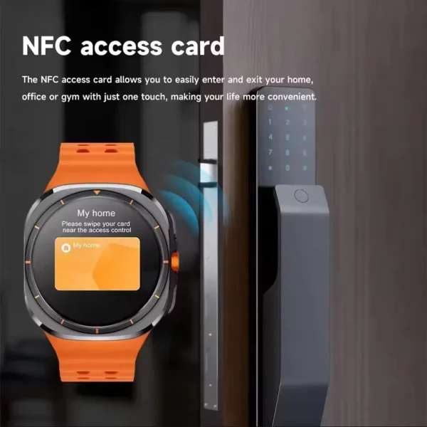 U8 Ultra 5G carte SIM WiFi Smartwatch NFC GPS positionnement boussole 32GB montre intelligente hommes HD 180 ° Montre de sport à caméra rotative 7 Ultra 5
