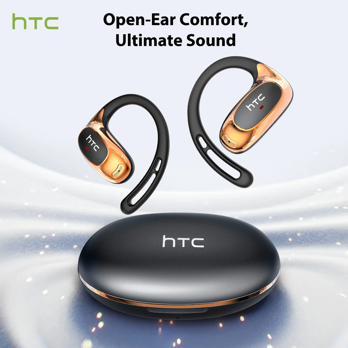 HTC NE35 Bluetooth V6.0 AI traduction écouteurs OWS Sport casque confortable Ultra-léger oreillette sans fil casque avec micro 1