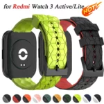 Bracelet de sport en silicone pour Redmi Watch 3 Lite, ceinture de remplacement, bracelet de montre intelligent actif 1