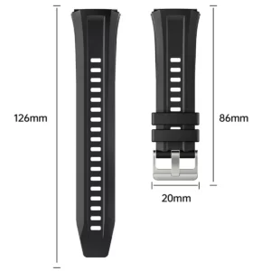 22mm Bracelet pour Huawei montre GT5 Pro 46mm Bracelet en Silicone officiel pour Huawei montre GT 5 Pro Bracelet de montre intelligente Sport souple 2
